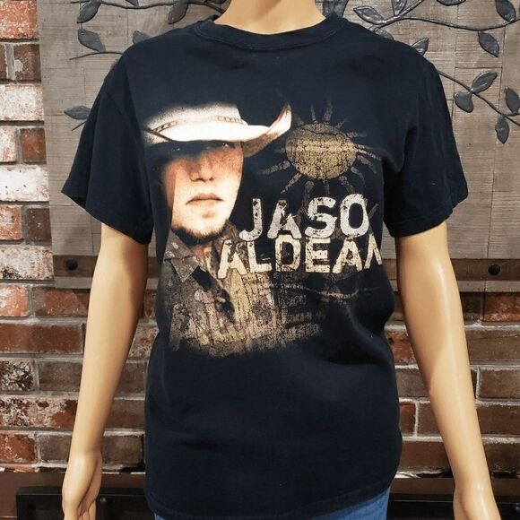 JASON ALDEAN Concert Tee 100% Cotton Size Small - Picture 1 of 7